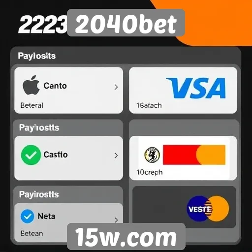 opções de pagamento disponíveis no 2040bet